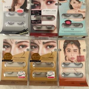D-UP Japanese False Lashes Bundle